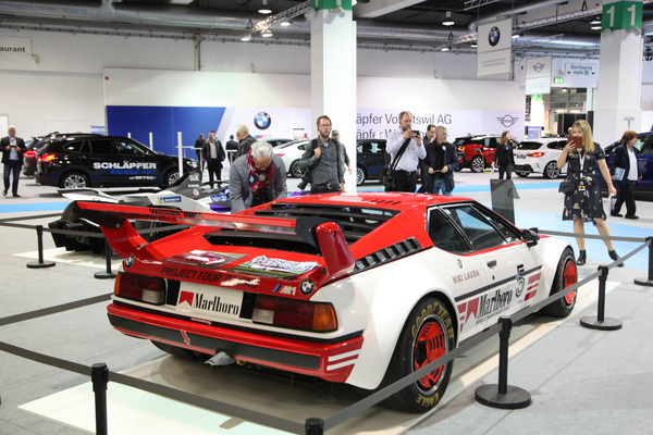 BMW M1 Procar (1979) - vor 40 Jahren jeweils im Vorfeld der F1-Läufe gegeneinander antretend - Auto Zürich 2019