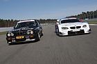 BMW M3 E30 DTM (1987) - auf dem Hockenheimring zusammen mit dem DTM-E92 von 2012