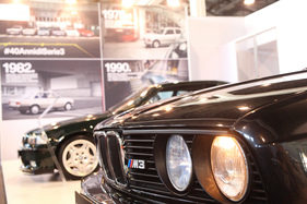 BMW M3 (E30) vor seiner Ahnen- und Nachfolger-Galerie - Auto e Moto d'Epoca Padova 2015 BMW M3 (E30) vor seiner Ahnen- und Nachfolger-Galerie - Auto e Moto d'Epoca Padova 2015