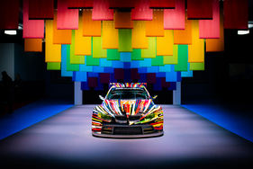 BMW M3 GT2 (2010) – Art Car Jeff Koons – Goodwood Revival 2025