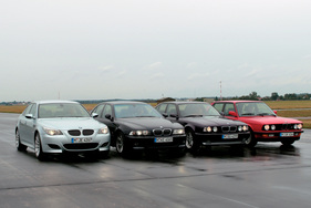 BMW M5 (1985) - von der ersten Baureihe E28S bis zum E60 von 2005