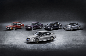 BMW M5 (2015) - zusammen mti seinen Vorgängern