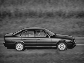 BMW M5 E34 (1988) - mit den charakteristischen Felgen