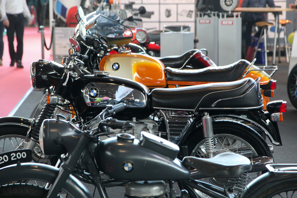 BMW-Motorräder in einer kleinen Sonderschau - Retro Classics Stuttgart 2020