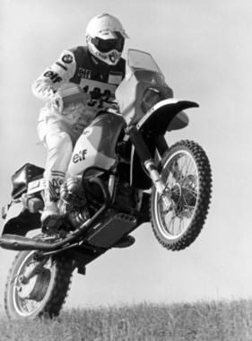 BMW R 80 G/S (1983) - Gaston Rahier, Fahrer und Gewinner der Rallye Dakar 1983, 1984 und 1985