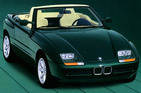 BMW Z1 (1989) - der offene Sportwagn in Grün - Aufnahme aus Verkaufsprospekt