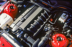 BMW Z3 2.8 Roadster (1996) - der Reihensechszylinder im Bug des Z3