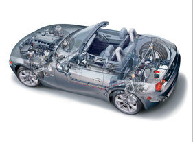 BMW Z4 (2002) - Durchsichtszeichnung