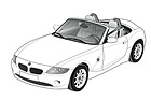 BMW Z4 (2002) - Skizze des Serienmodells