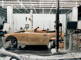 BMW Z4 (2002) - die erste Rohkarosserie