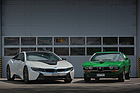 BMW i8 (2015) und Alfa Romeo Montreal (1972) - die beiden verbindet einiges, denn sie schafften es als Konzeptfahrzeuge ohne gröbere Änderungen in die Serie