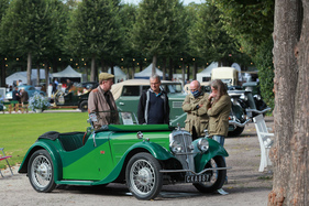BSA Scout II (1936) - Fachsimpeln mit dem Besitzer - Classic-Gala Schwetzingen 2020