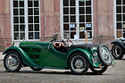 BSA Scout II (1936) - optisch aus dieser Perspektive den damaligen MG- und Singer-Modellen ziemlich ähnlich - Classic-Gala Schwetzingen 2020