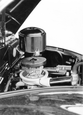BWM 501 (1951) - Motorraum des Vorserienfahrzeugs