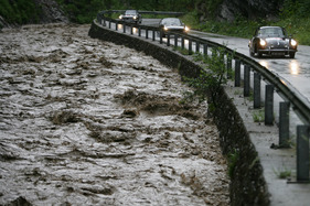 Bäche können da schon mal zu reissenden Flüssen werden ...