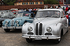 Barockengel und geschmeidige Katze - BMW 502 und Jaguar XK als Cabriolet - OSMT Zug September 2015