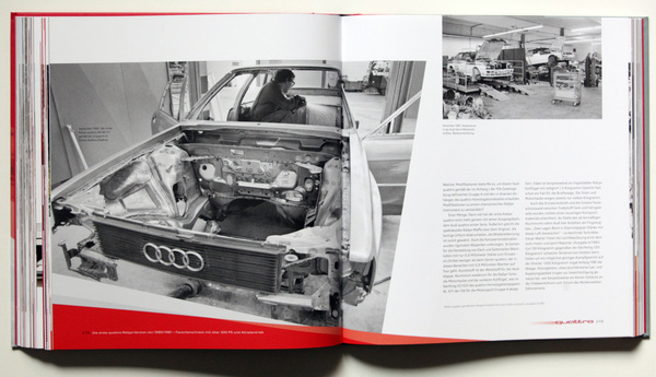 Bild: Bau der Rallye-quattros - Buch "Audi quattro"