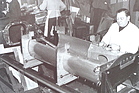Bau des Monocoque für den Lotus 25