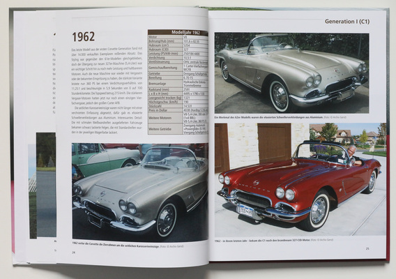 Baujahr 1962 - Buch "Chevrolet Corvette - Die US-Sportwagen-Ikone - alle Generationen seit 1953"