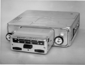 Becker Monza mit Mittel- und Langwelle - Genfer Autosalon 1960