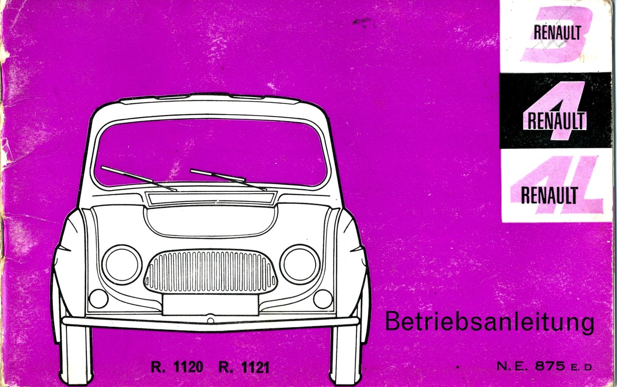 Bedienungsanleitung Renault R4 - Seite 000