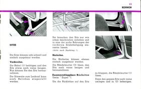 Bedienungsanleitung Renault R4 - Seite 13 (1962)