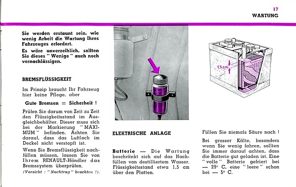 Bedienungsanleitung Renault R4 - Seite 17