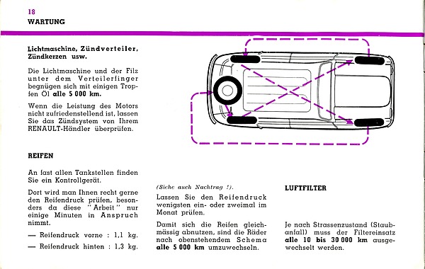 Bedienungsanleitung Renault R4 - Seite 18