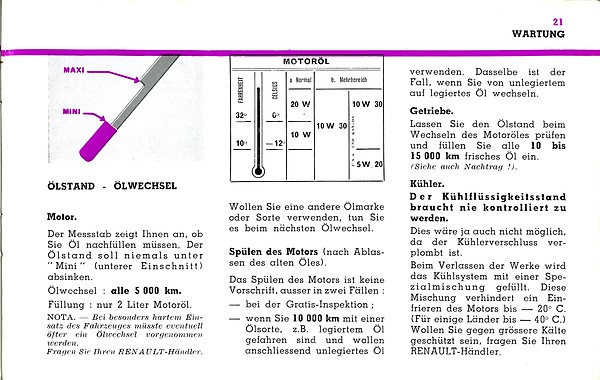 Bedienungsanleitung Renault R4 - Seite 21