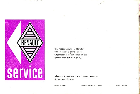 Bedienungsanleitung Renault R4 - Seite 992