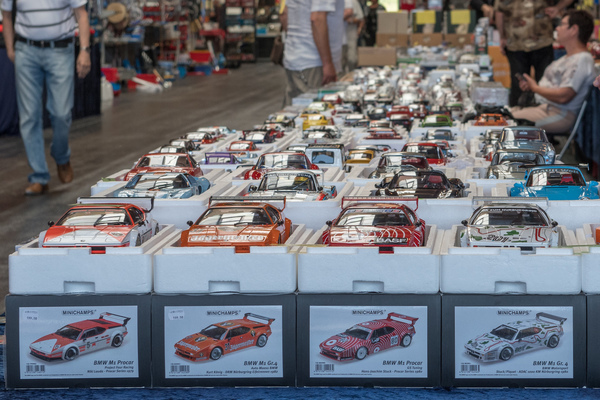 Beeindruckendes Angebot an Modellautos - Motorworld Classics Bodensee 2018