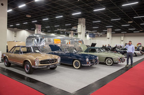 Begehrte Mercedes-Klassiker in Reih und Glied - Retro Classics Cologne Köln 2017