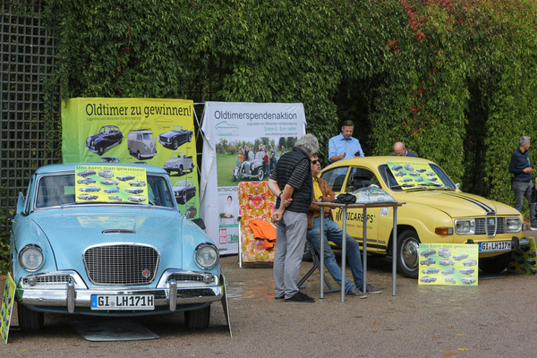Bild: Bei der Oldtimerspendenaktion gibt es einen Studebaker und einen Saab zu gewinnen - 18. ASC-Classic-Gala Schwetzingen 2022
