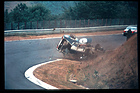 Image: Dieter Glemser suffers the worst accident of his career at the 1973 European Championship race at the Nürburgring