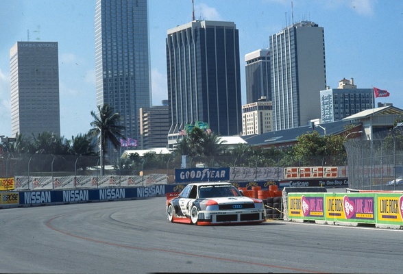 Image: In action at the Goodwood Festival of Speed - The Audi 90 IMSA GTO.
