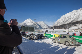 Beim Start auf der Pferderennbahn - Impressionen von der Planai-Classic 2017