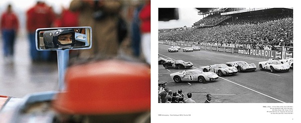 Beispiel-Doppelseite aus dem Buch: Schlegelmilch Sportscar Racing 1962-1973