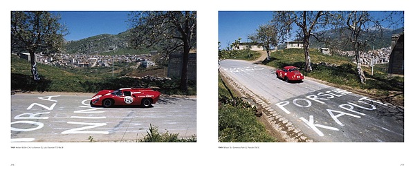 Beispiel-Doppelseite aus dem Buch: Schlegelmilch Sportscar Racing 1962-1973