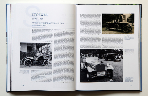 Bekanntere Marken wie Stoewer - Buch "Vergessene Autos - Erloschene deutsche Marken"