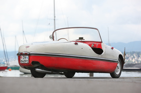 Belcar (1956) - der Auspuff kann ähnlich auch an einem Florett oder Moped montiert sein