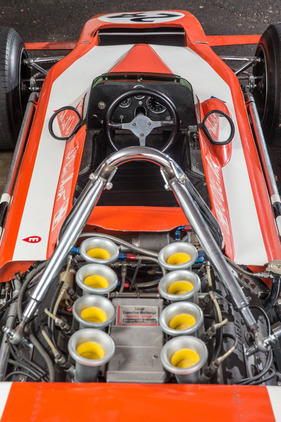 Bellasi F1 (1969/1970) - Blick in Silvio Mosers Cockpit Bellasi F1 (1969/1970) - Blick in Silvio Mosers Cockpit