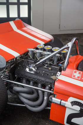 Bellasi F1 (1969/1970) - der Motor ist tragendes Teil der Konstruktion