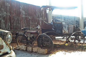 Belle de Dion (1901) - in der Sonderaussstellung "Scheunenfunde" des Pantheons im Sommer 2015