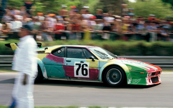 Bemalte BMW M1 -Rennversion von Andy Warhol