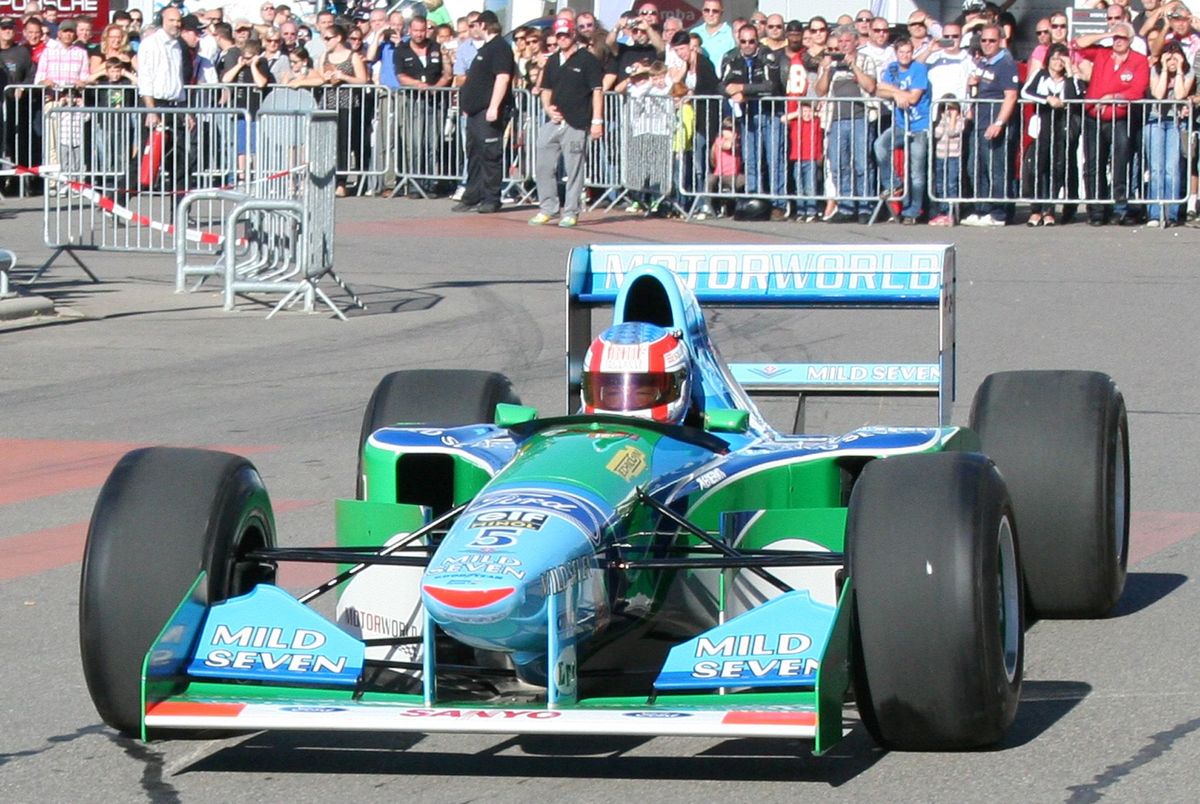Schumacher's Benetton from his 1994 F1 victory will take part in the 2015 Solitude Revival