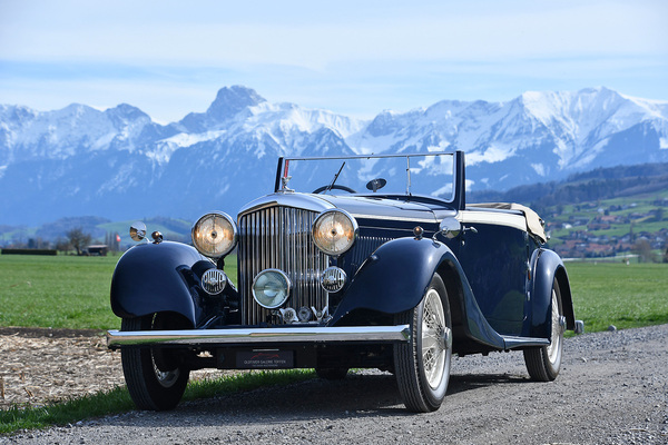 Bentley 3 1/2-liter Derby Drophead Coupe (1934) - offered as lot 35 at the auction of the Oldtimer Gallery at the Swiss Classic World Lucerne on May 28, 2022