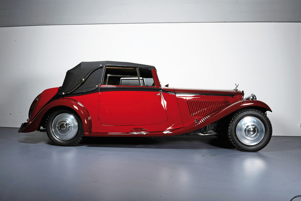 Bentley 3 1/2-Litre Drophead Coupe (1934) - als Lot 109 an der Versteigerung der Oldtimer Galerie in Gstaad am 29. Dezember 2017