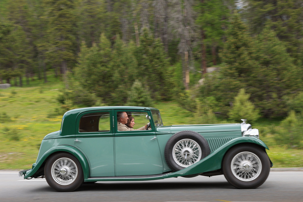 Bild: Bentley 3 1/2 Llitre Hooper Sports Saloon (1934) - 30. BCCM St. Moritz “Safari Edition” 2024