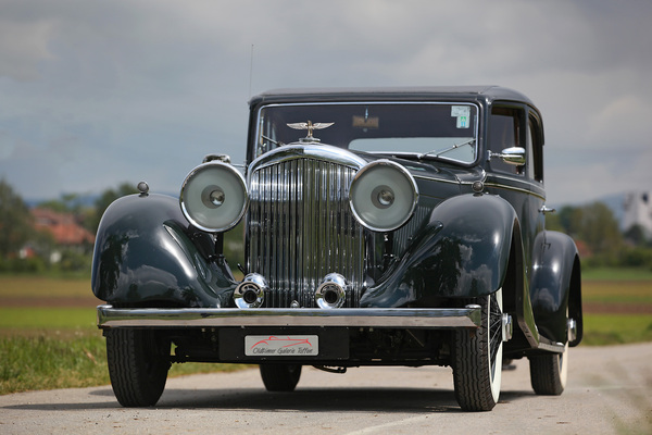 Bild: Bentley 3,5 Litre Derby Sport Saloon (1934) - angeboten an der Versteigerung der Oldtimer Galerie anlässlich der Dolder Classics am 7. Juni 2014