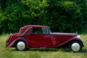 Ein Bentley 3,5 Litre wird durch das Allgäu touren, ähnlich zum abgebildeten